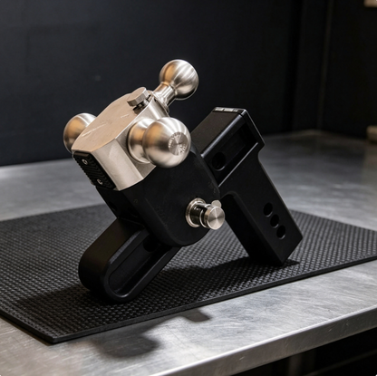 Heavy-Duty Adjustable Drop Hitch with Multi-Height Towing Capacity for Trucks