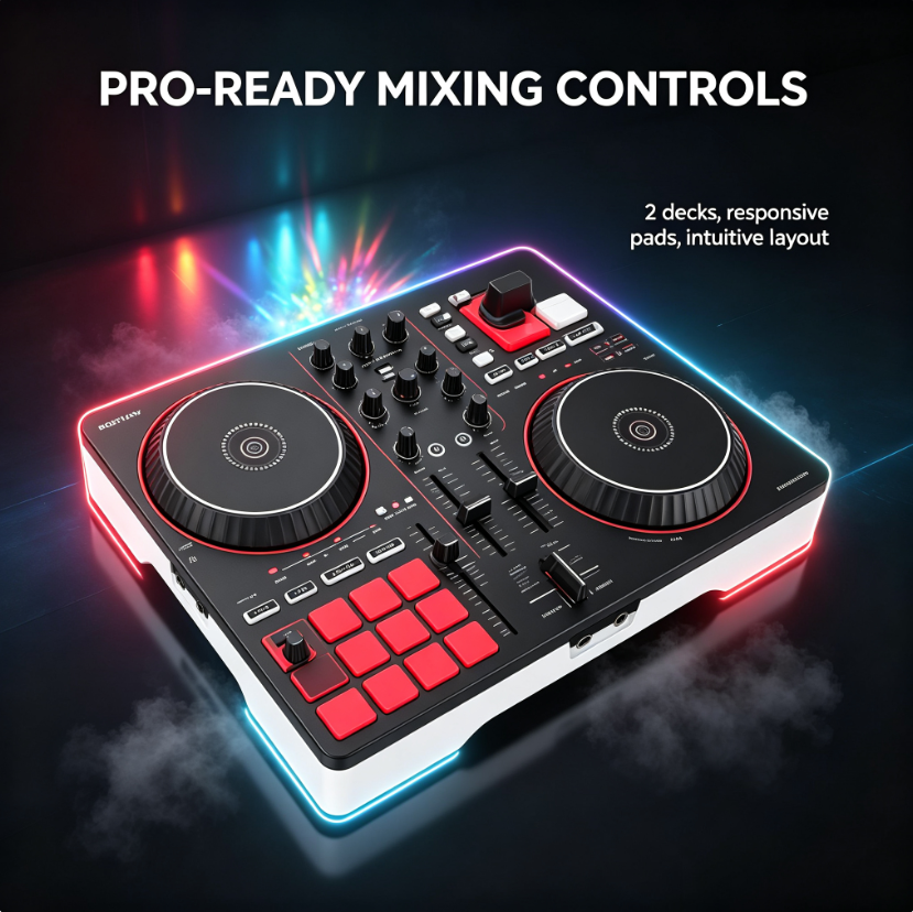 🎛️ The Ultimate 2-Deck DJ Controller